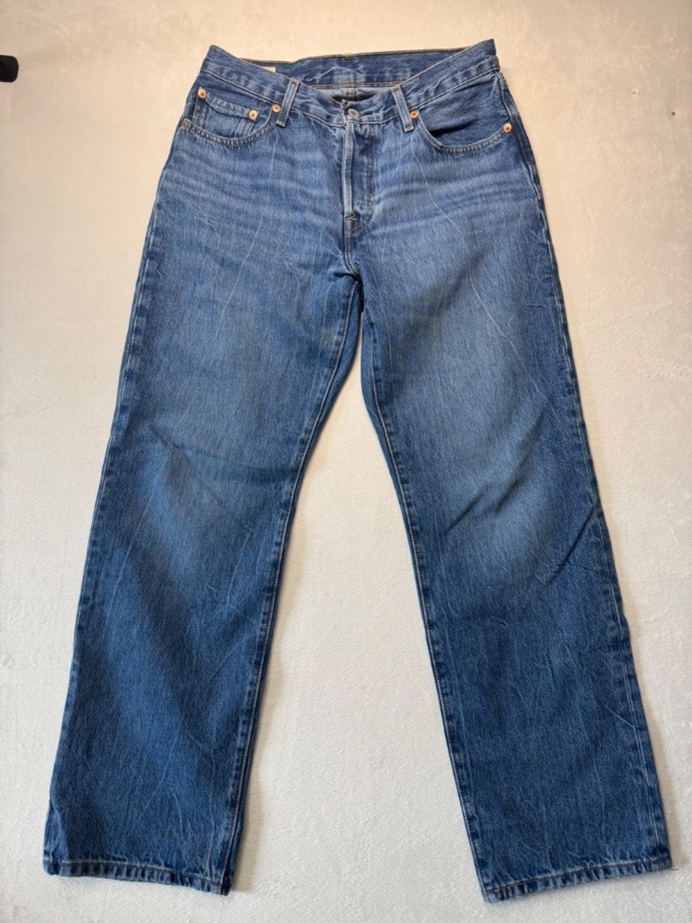 Levi's 501 ‘90 Women's Straight Leg Jeans in Light Blue Denim Size 27